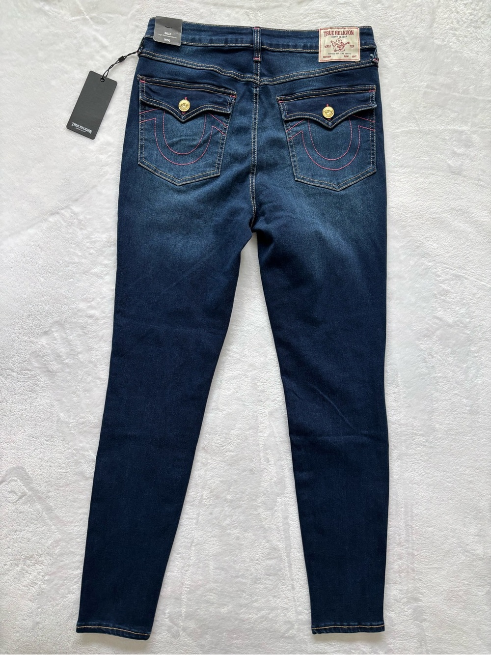 TRUE RELIGION Halle High Rise Skinny Flap Pockets Jeans--NWT--30 - Picture 10 of 16